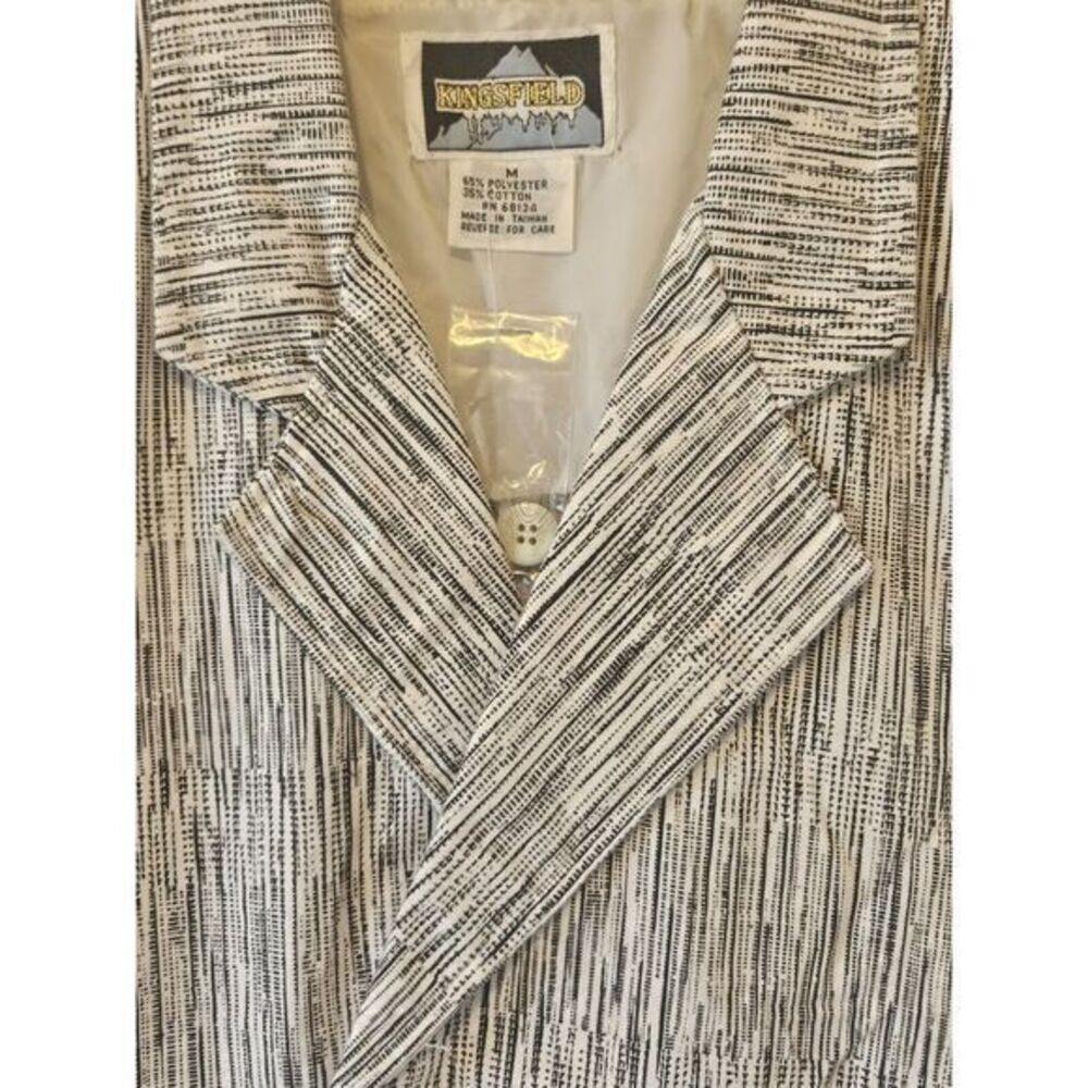 Vintage Double-Breasted Cropped Blazer – NWT women’s Medium Statement shoulders‎ - Picture 4 of 9